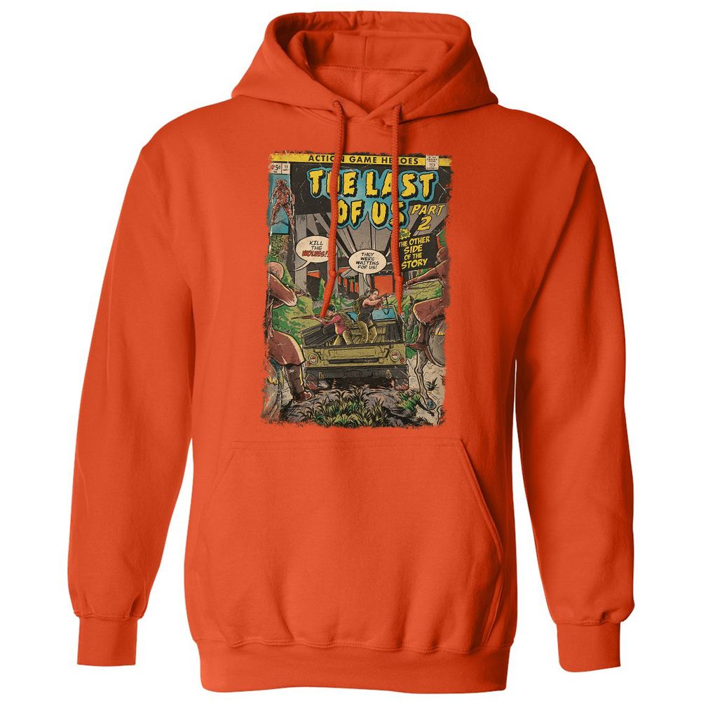 Classic Unisex Hoodie - 5FU7K4D9 - Orange - 10
