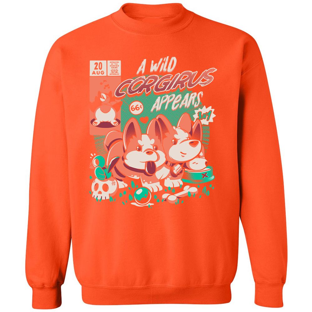 Classic Unisex Sweatshirt - 1JPQ74W9 - Orange - 10