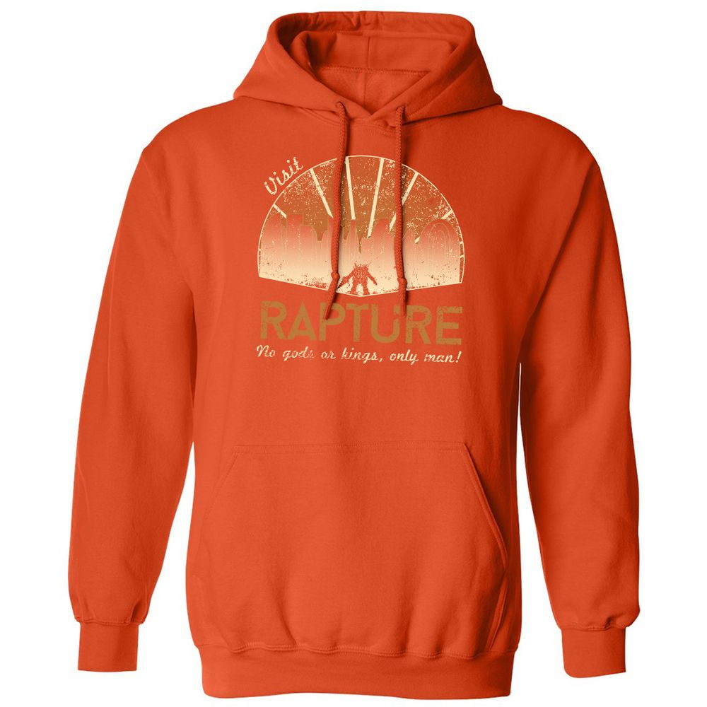 Classic Unisex Hoodie - PUSP7GWX - Orange - 10