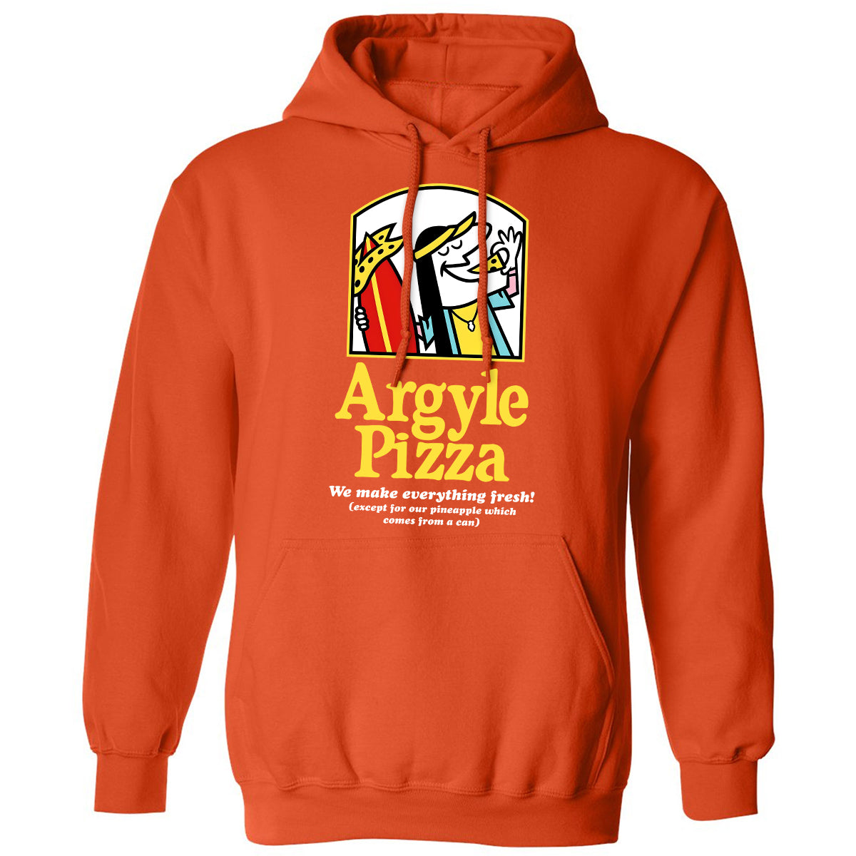 Classic Unisex Hoodie - KA5WMGUB - Orange - 10