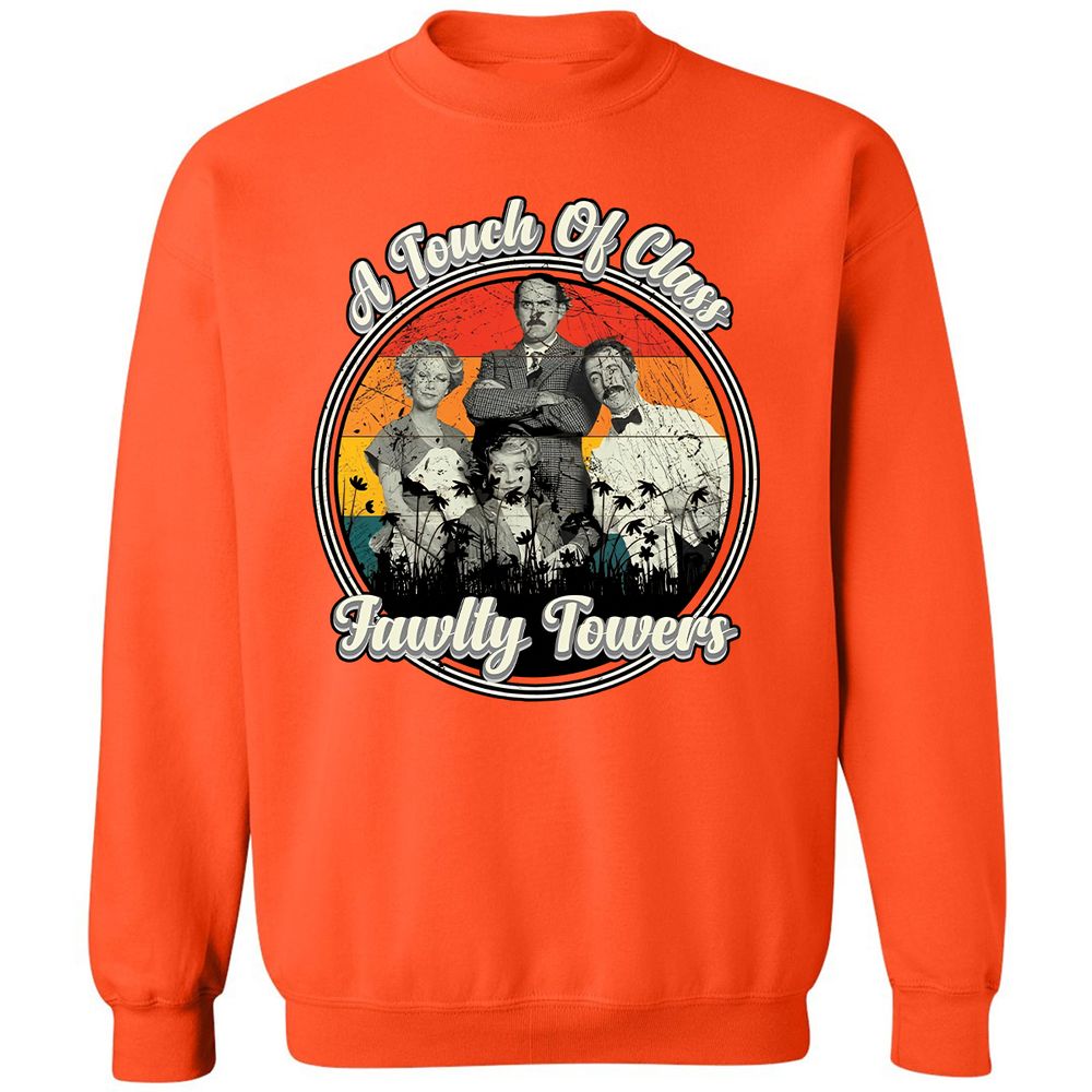 Classic Unisex Sweatshirt - R7LDJB86 - Orange - 10