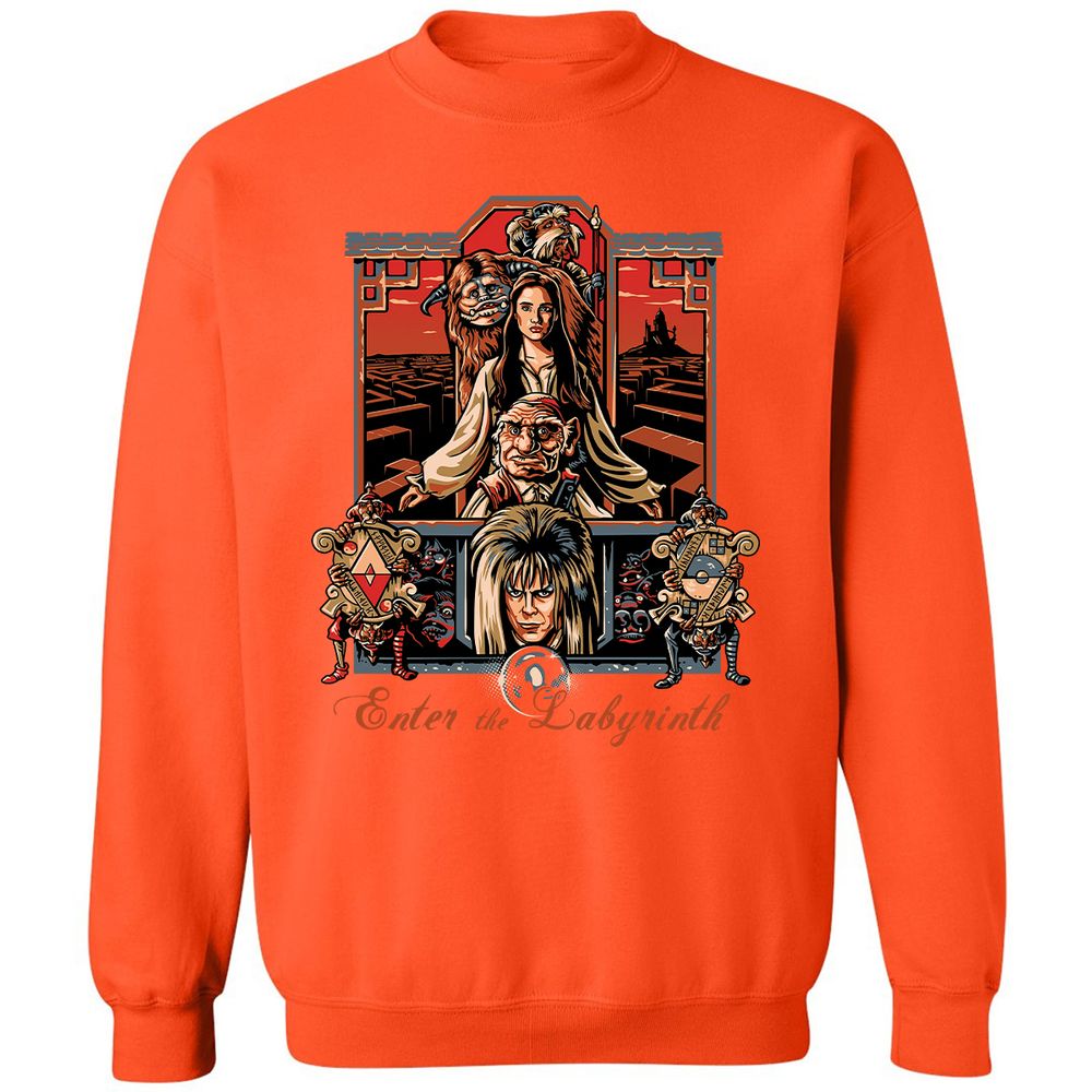 Classic Unisex Sweatshirt - TLQSRQA4 - Orange - 10
