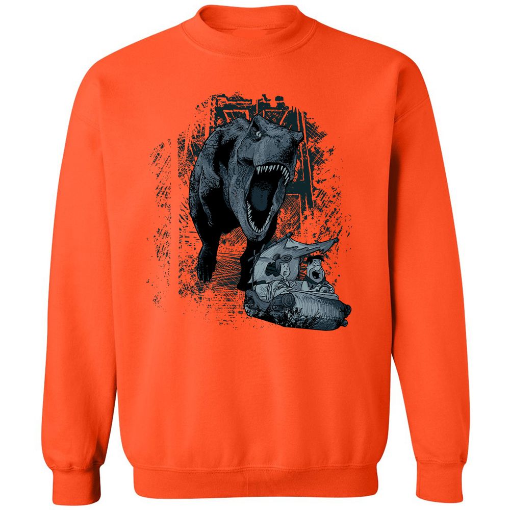 Classic Unisex Sweatshirt - H79FNU7Q - Orange - 10