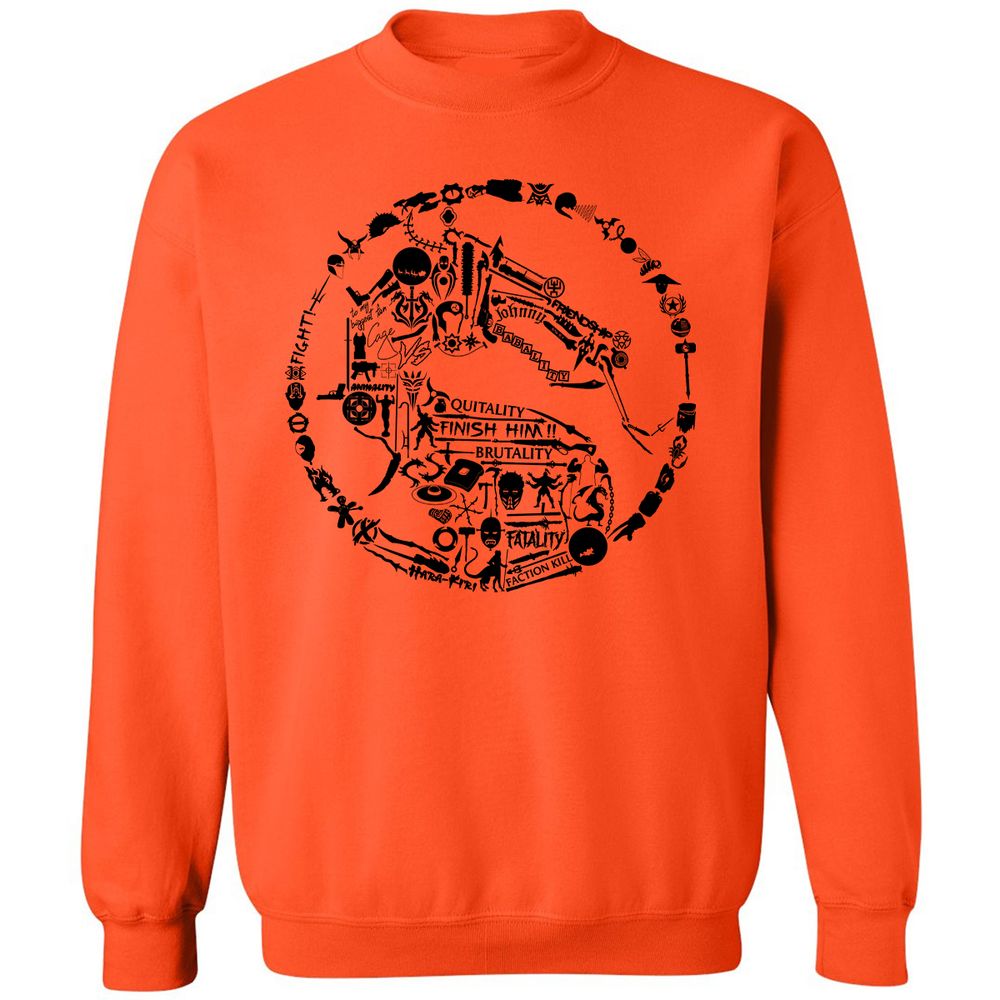 Classic Unisex Sweatshirt - J8FHCQ5M - Orange - 10