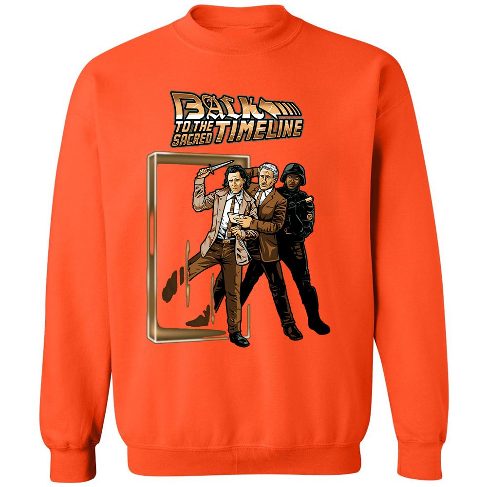 Classic Unisex Sweatshirt - A2FWMSSC - Orange - 10