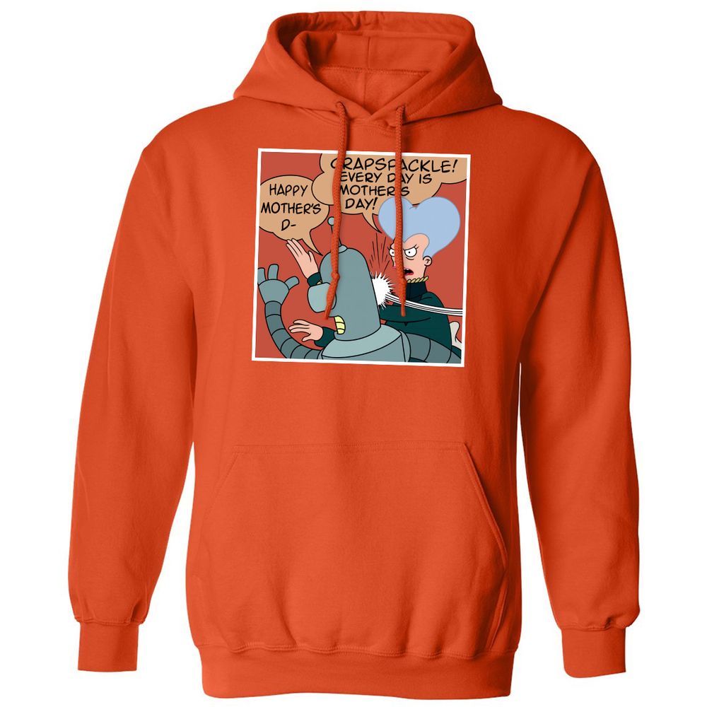 Classic Unisex Hoodie - 4EJACRAG - Orange - 10