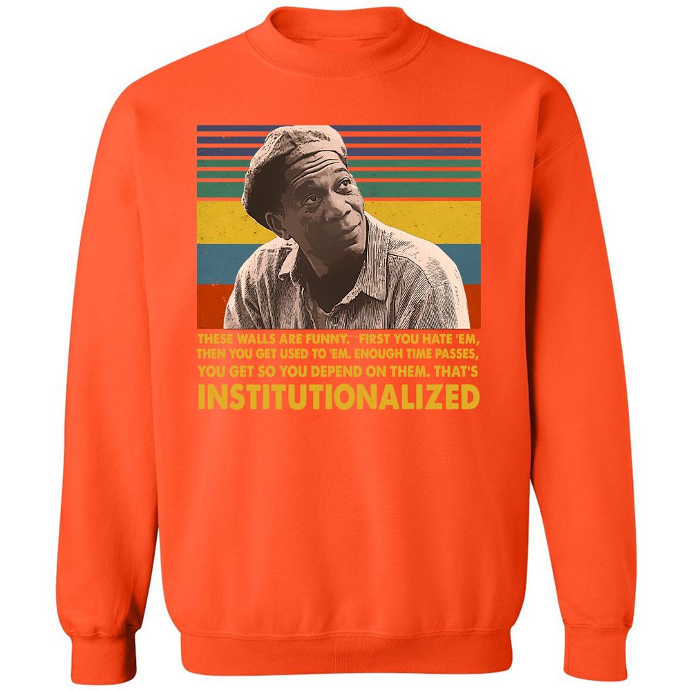 Classic Unisex Sweatshirt - 7V5JPSKC - Orange - 10