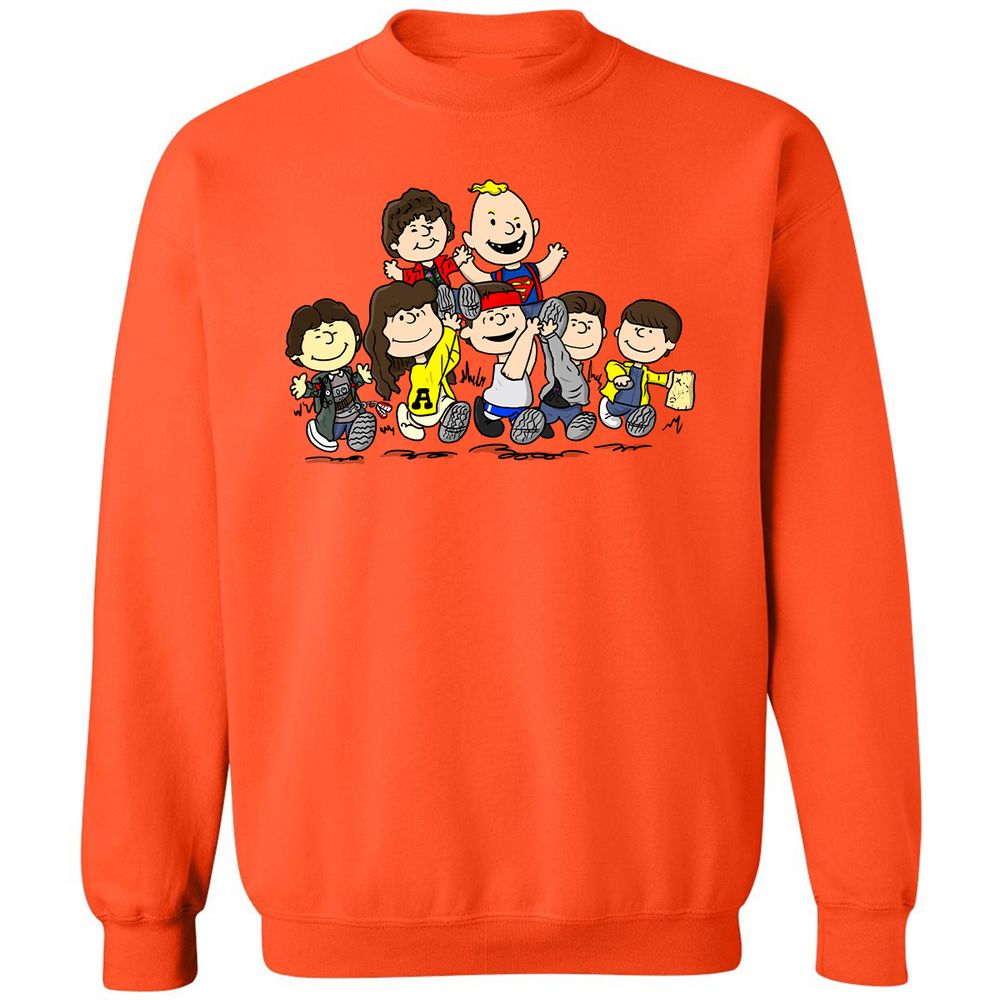 Classic Unisex Sweatshirt - UJZKXLGM - Orange - 10