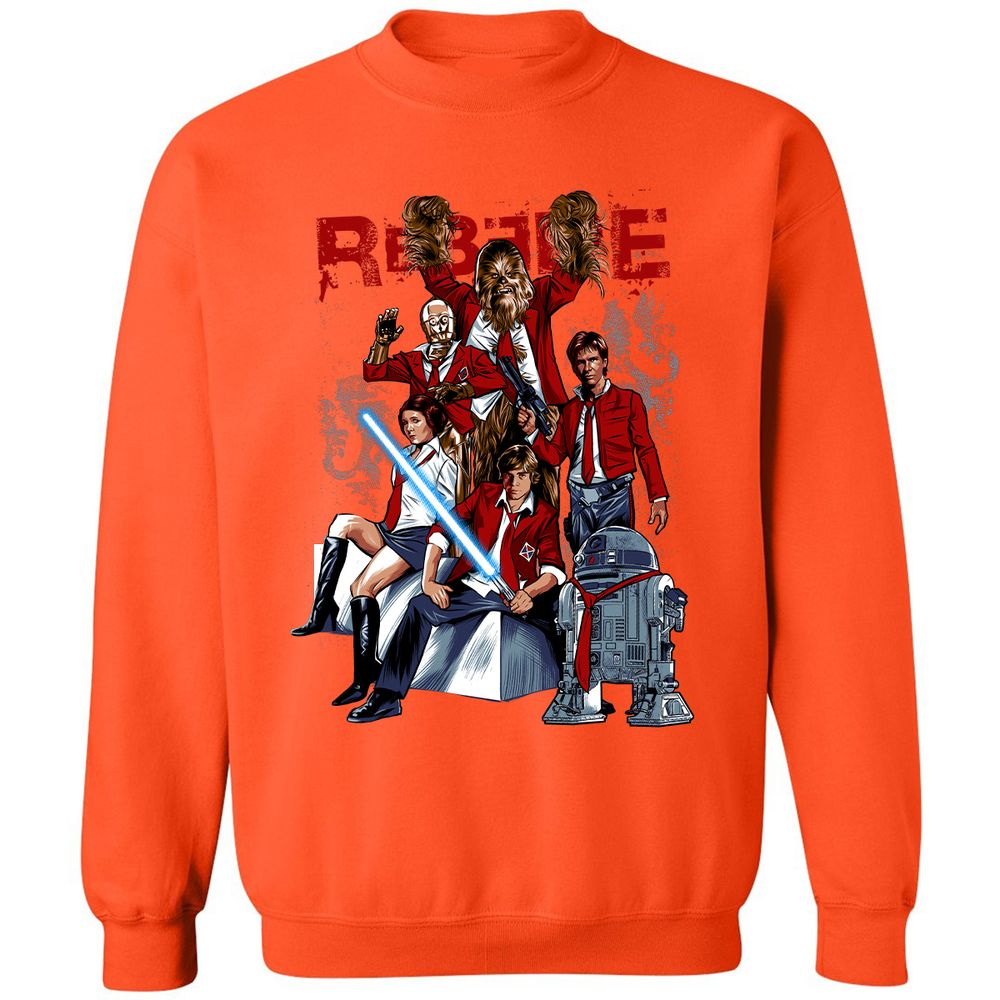 Classic Unisex Sweatshirt - YVY4UZBU - Orange - 10