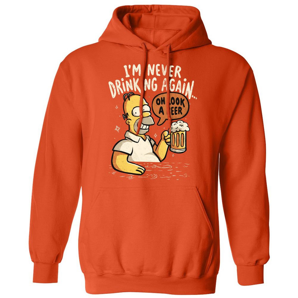 Classic Unisex Hoodie - TS6NVQFX - Orange - 10