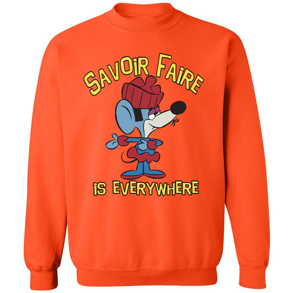 Classic Unisex Sweatshirt - 6ADU5NUK - Orange - 10