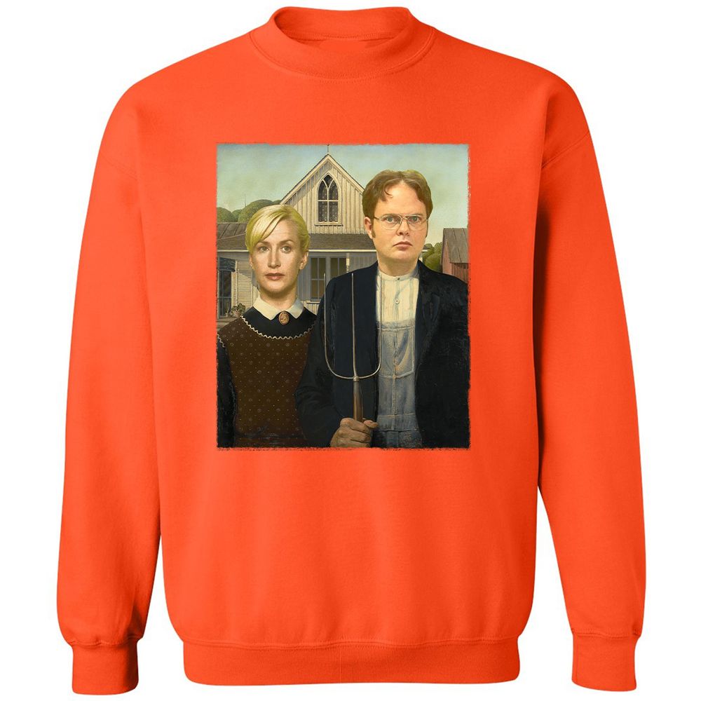 Classic Unisex Sweatshirt - Q8GE44KH - Orange - 10