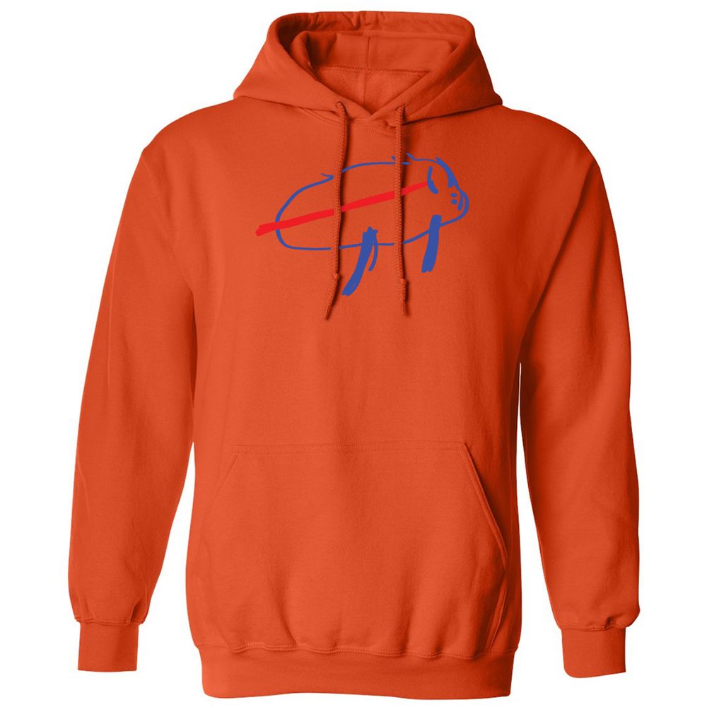 Classic Unisex Hoodie - 9U1ZEPXC - Orange - 10