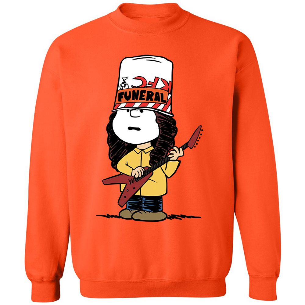Classic Unisex Sweatshirt - JVL832K9 - Orange - 10