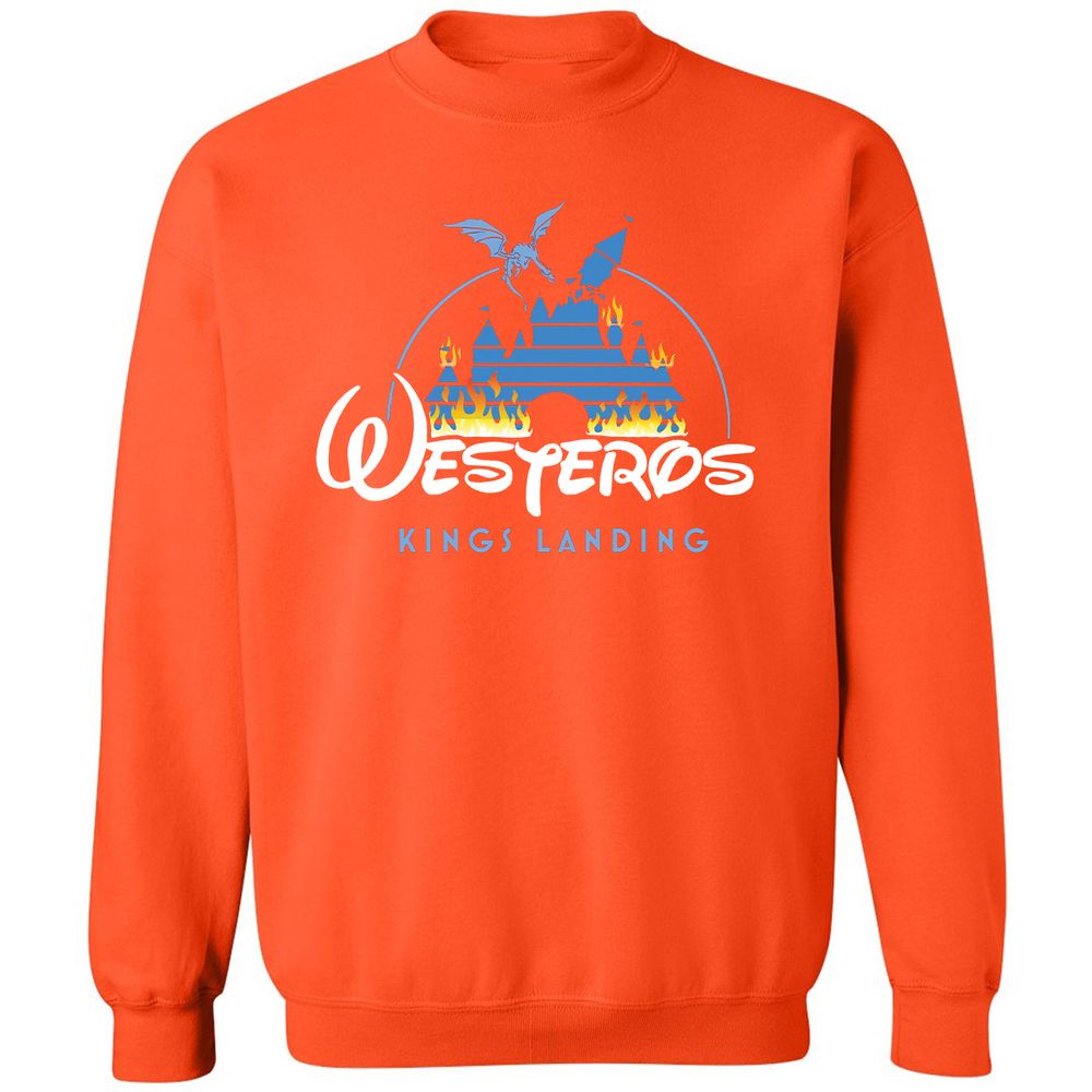 Classic Unisex Sweatshirt - 4HLG5QXJ - Orange - 10