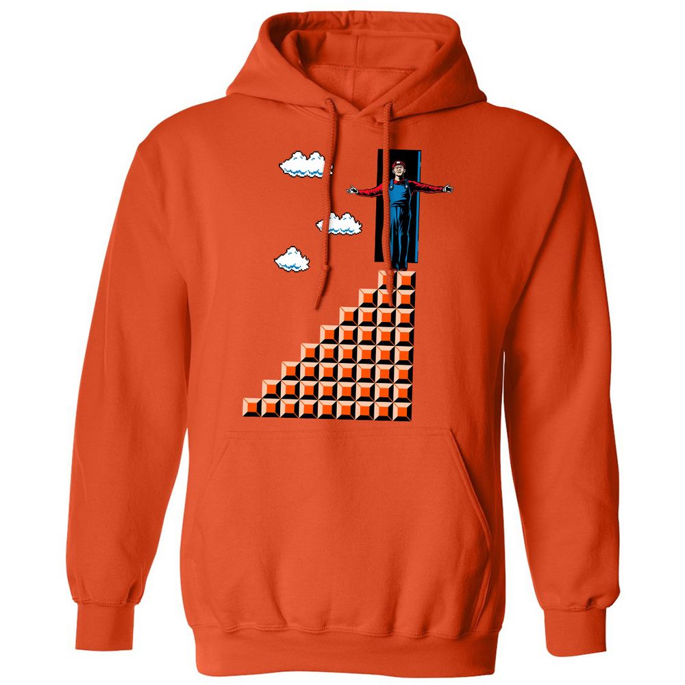 Classic Unisex Hoodie - V8QJR2K6 - Orange - 10