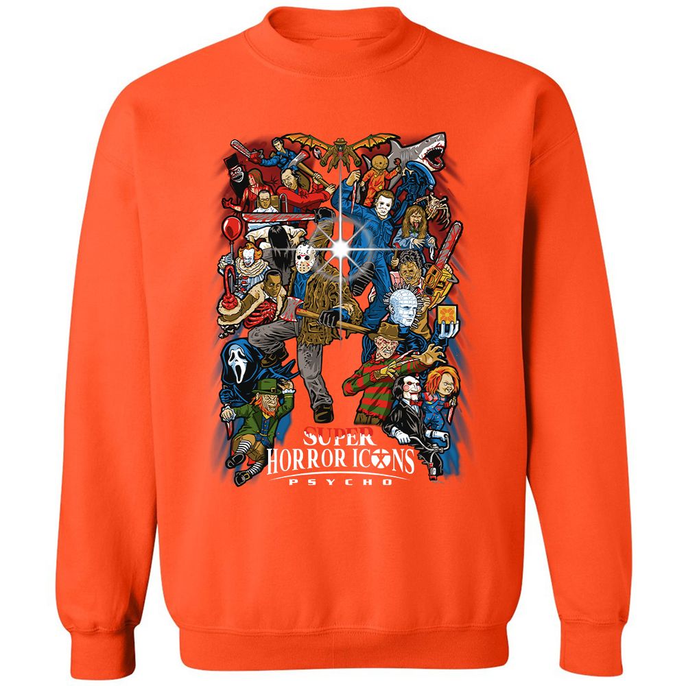 Classic Unisex Sweatshirt - B9KRYVLH - Orange - 10