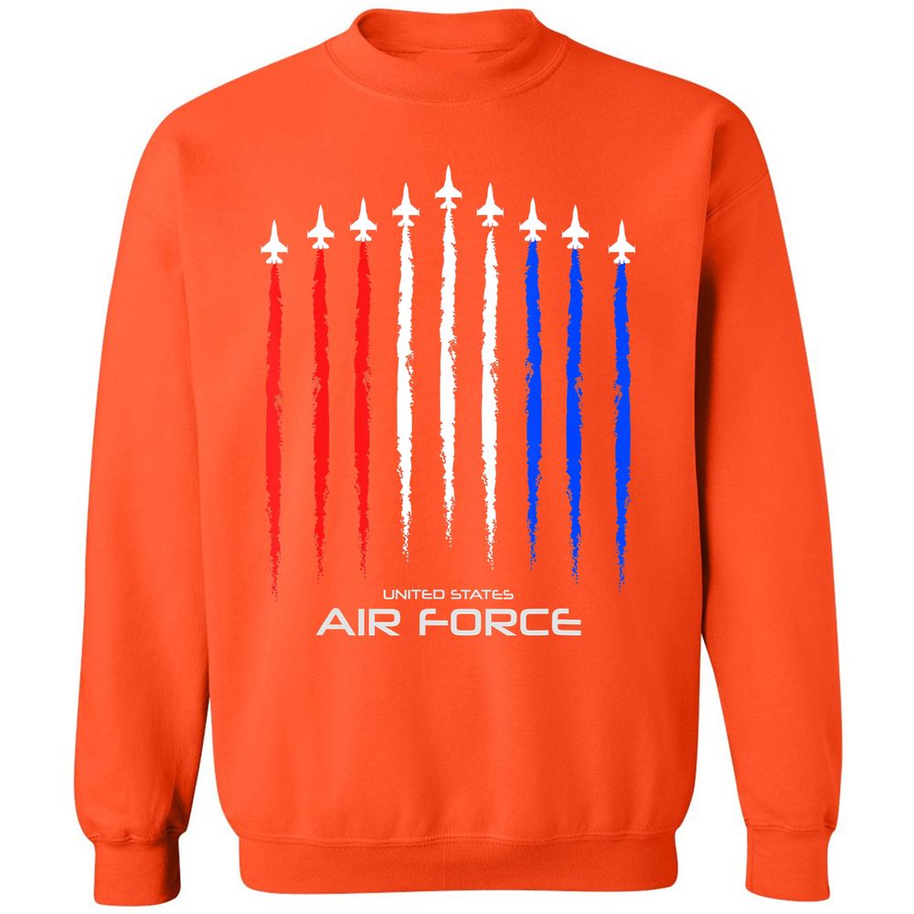 Classic Unisex Sweatshirt - M3B9JQHZ - Orange - 10