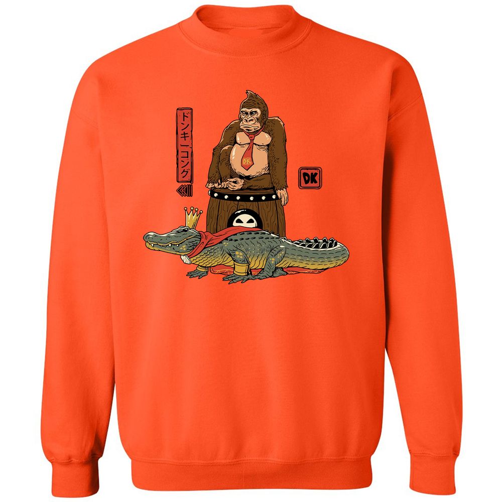 Classic Unisex Sweatshirt - F3CTRWL2 - Orange - 10