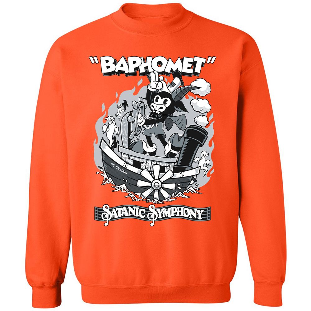 Classic Unisex Sweatshirt - SJ979R8J - Orange - 10