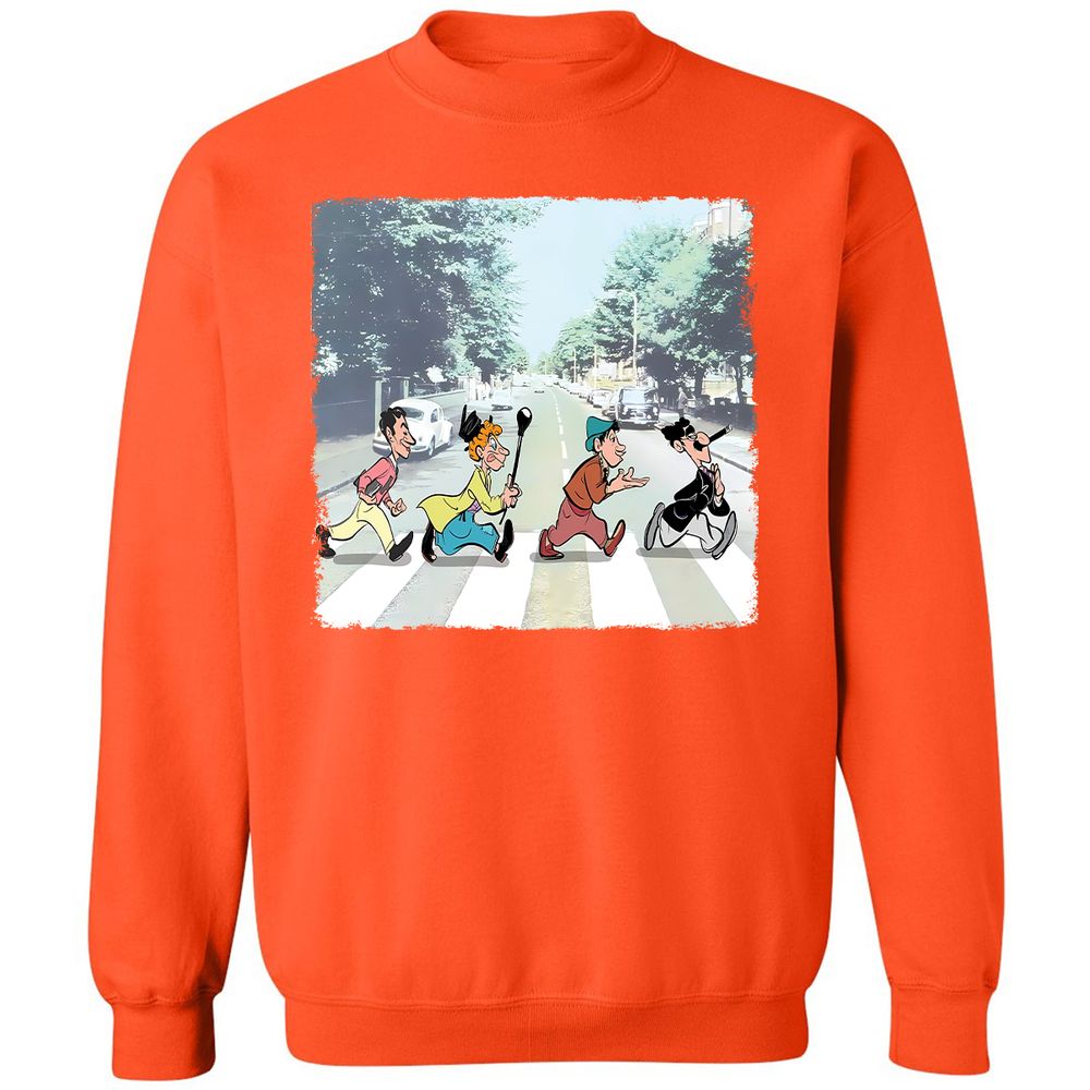 Classic Unisex Sweatshirt - T97VWCQU - Orange - 10