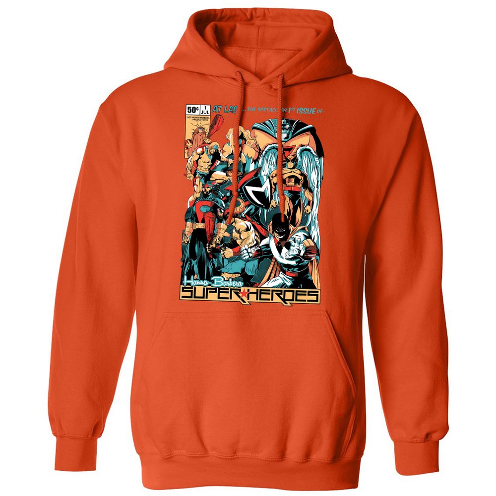 Classic Unisex Hoodie - Black - Orange - 10