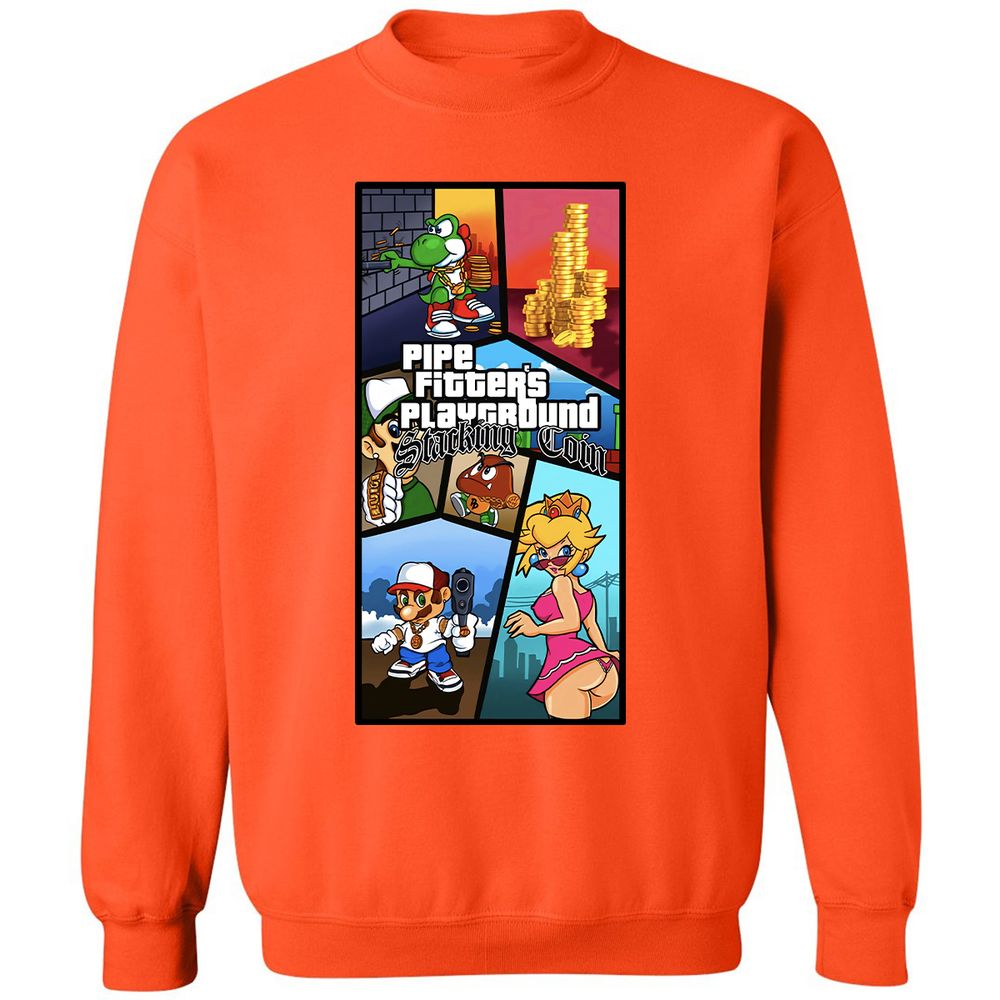 Classic Unisex Sweatshirt - YYBRFW8L - Orange - 10