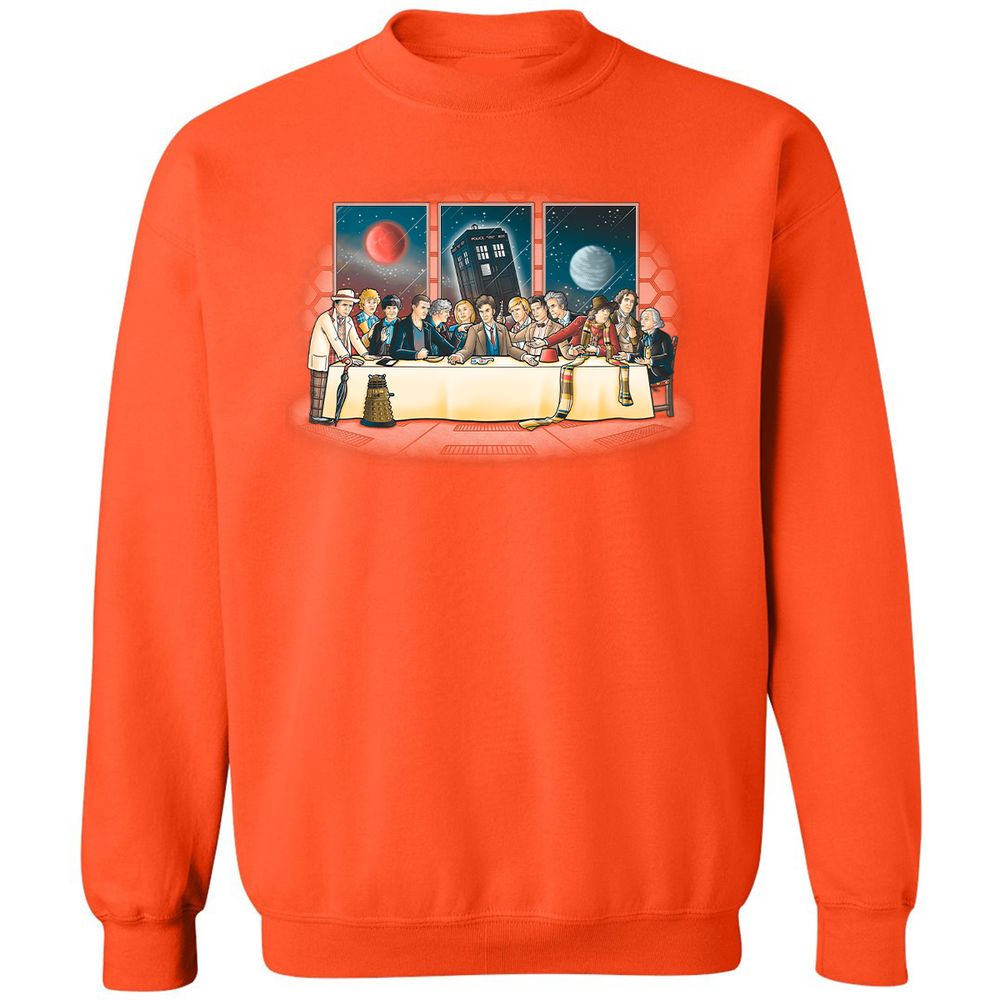 Classic Unisex Sweatshirt - H6LJ7TJY - Orange - 10