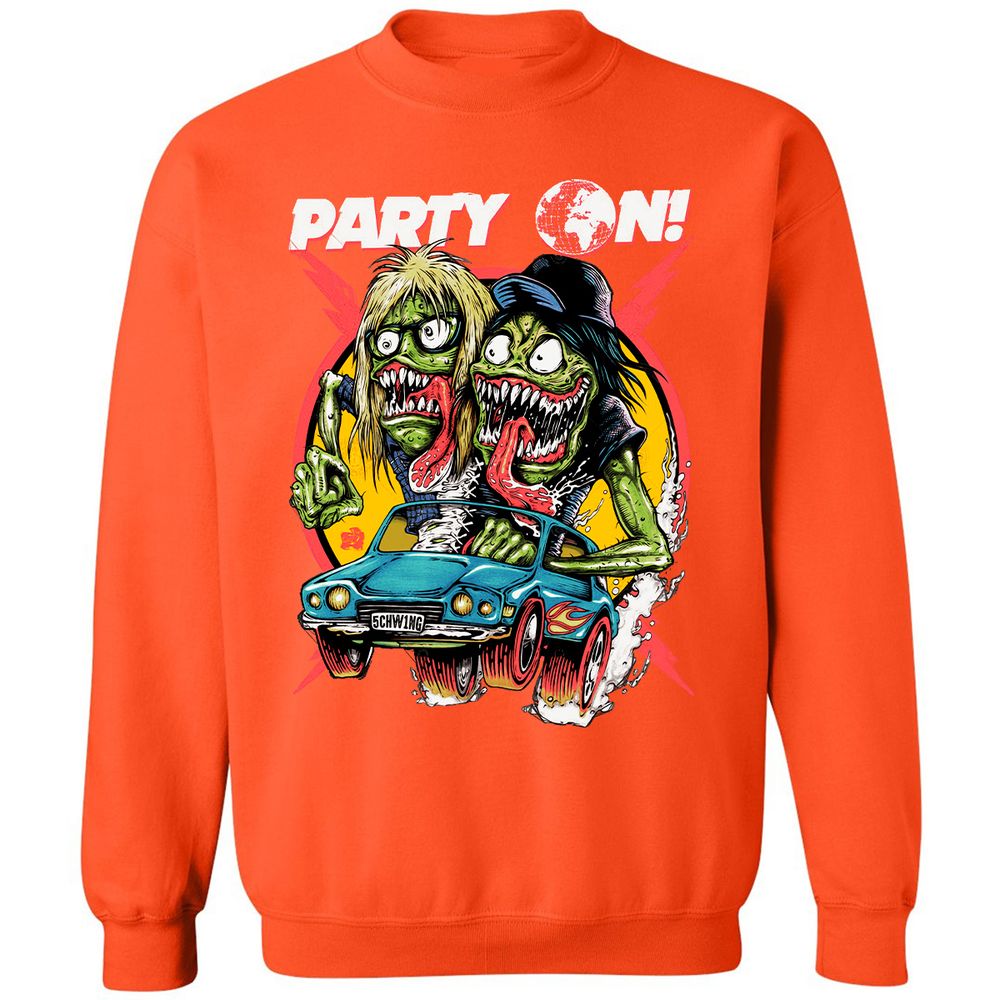 Classic Unisex Sweatshirt - 4LGT4XKZ - Orange - 10