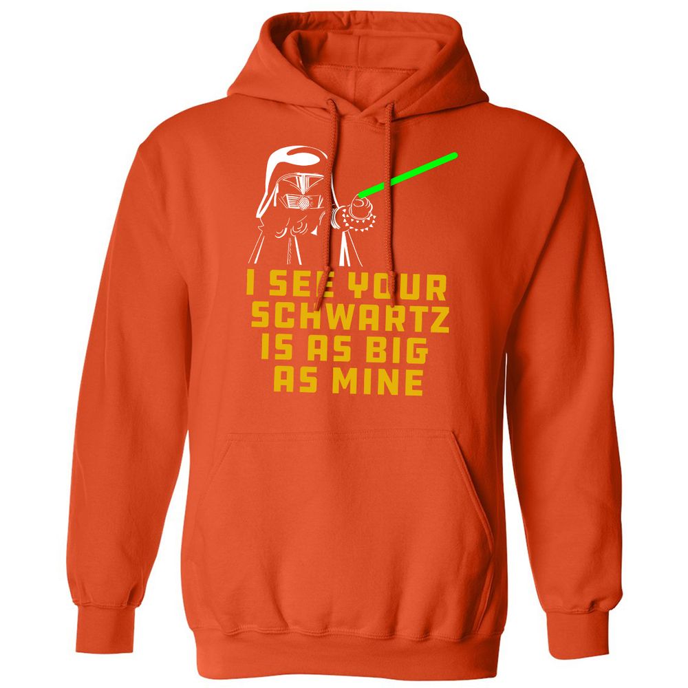 Classic Unisex Hoodie - JFS7TCBG - Orange - 10