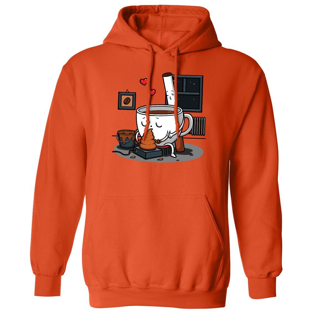 Classic Unisex Hoodie - FJQHKHUD - Orange - 10