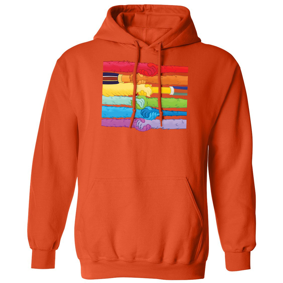 Classic Unisex Hoodie - 7DUDZ2L1 - Orange - 10
