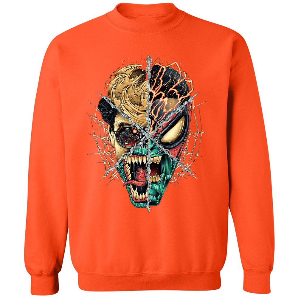 Classic Unisex Sweatshirt - YCAYCJBM - Orange - 10