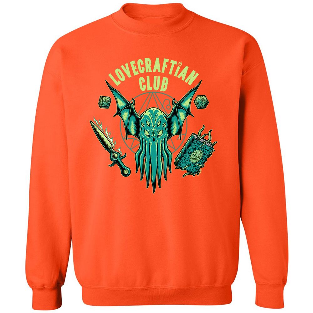 Classic Unisex Sweatshirt - C2VJ8R2C - Orange - 10