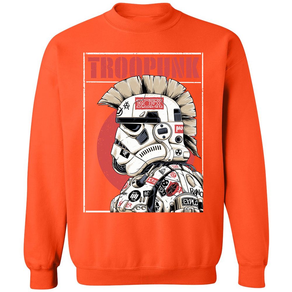 Classic Unisex Sweatshirt - DCBM9UXN - Orange - 10
