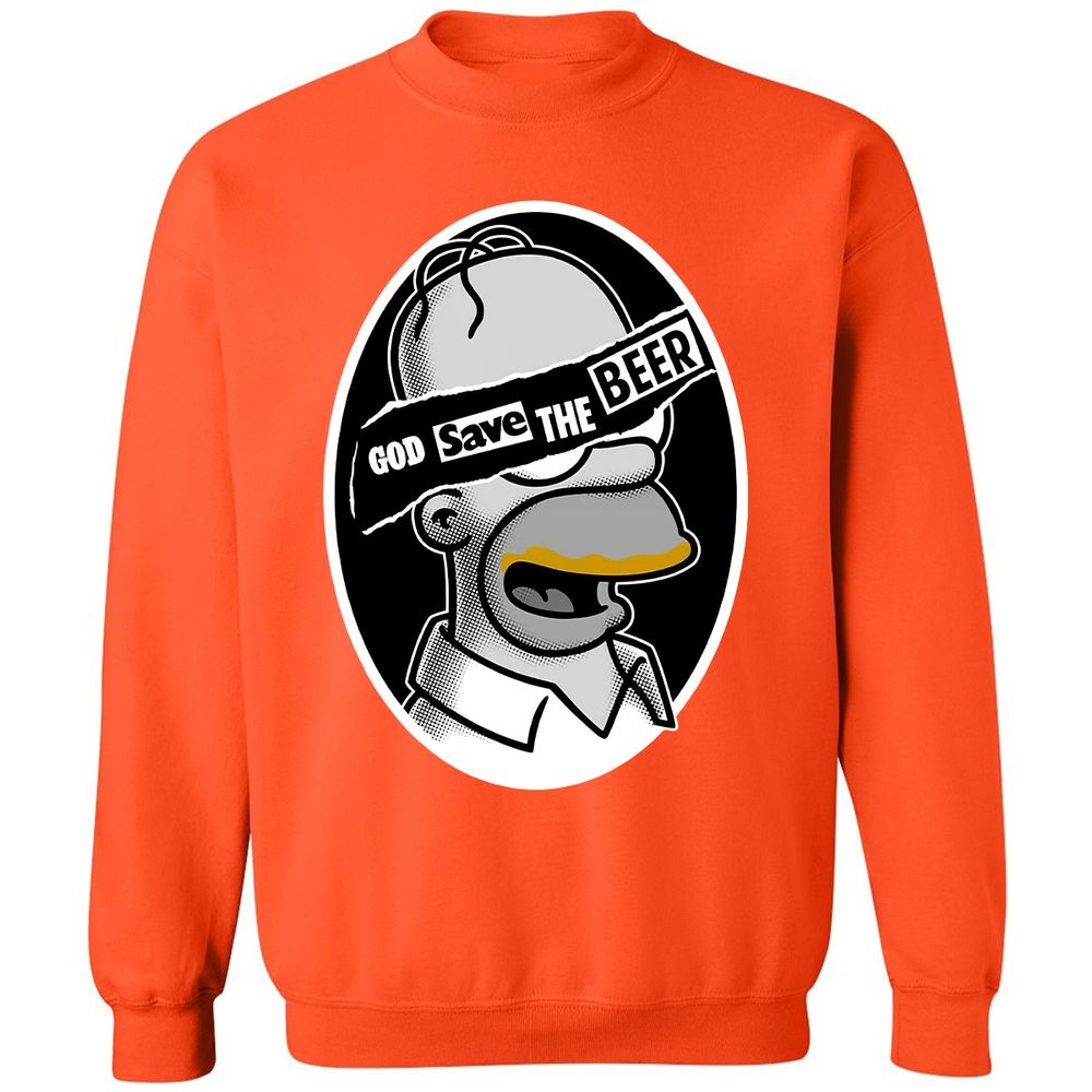 Classic Unisex Sweatshirt - G3NFZDVJ - Orange - 10