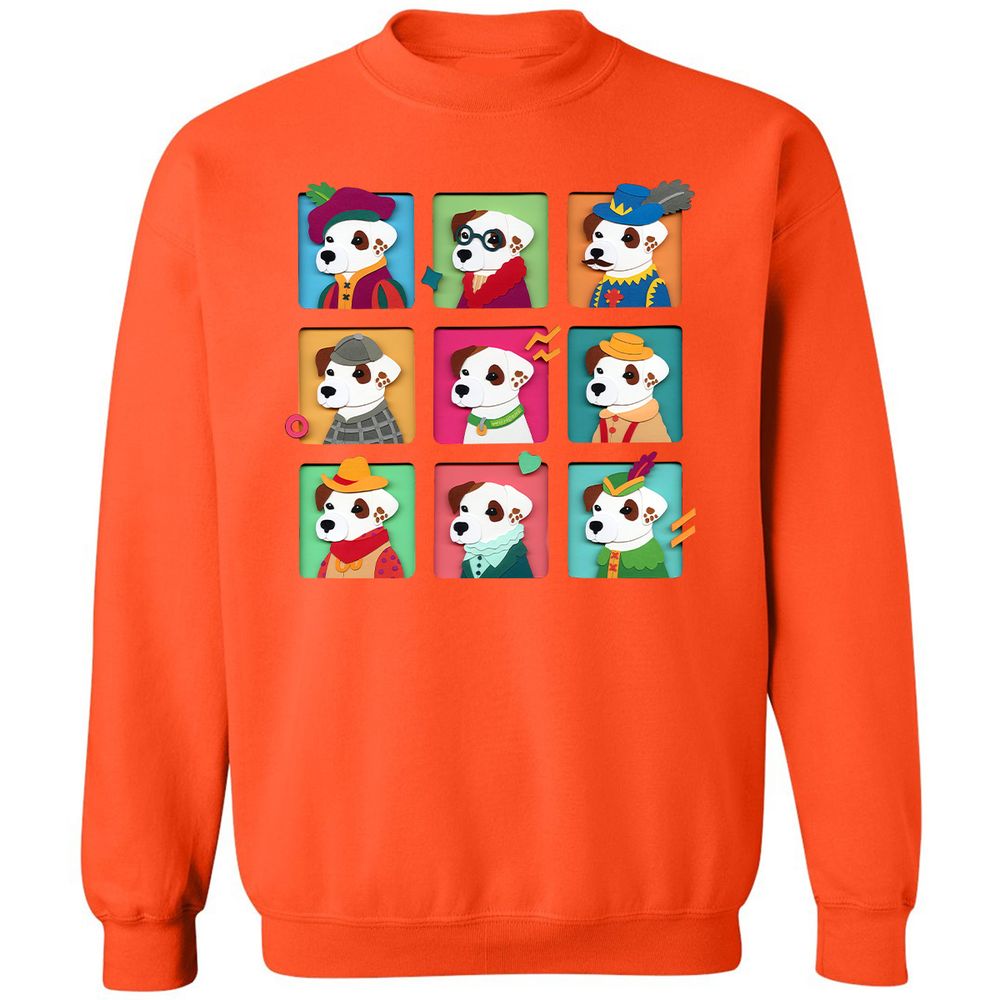 Classic Unisex Sweatshirt - J8586YCG - Orange - 10