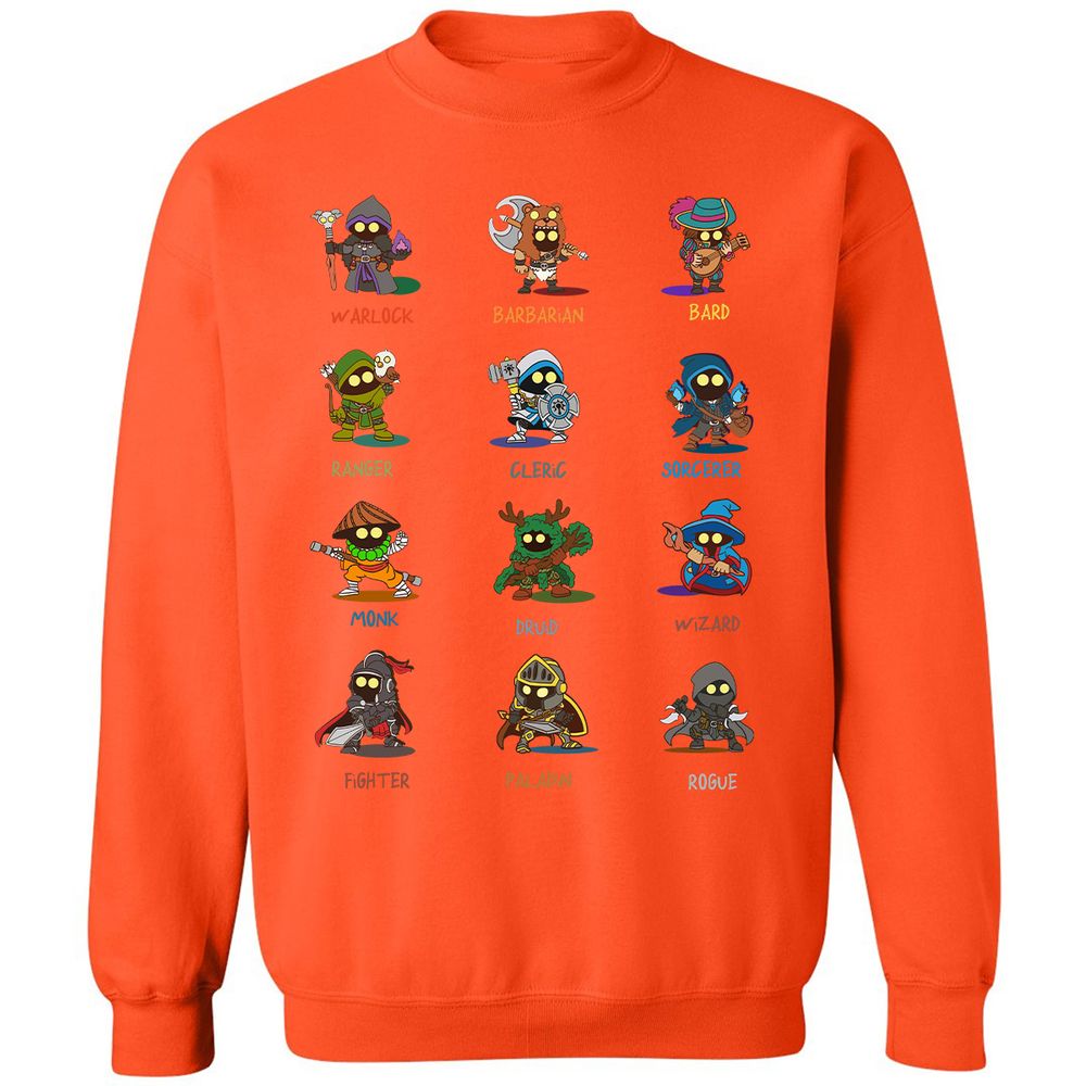 Classic Unisex Sweatshirt - F48C1KBY - Orange - 10