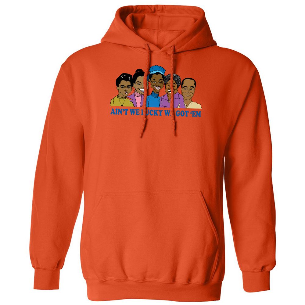Classic Unisex Hoodie - SDKB9CYT - Orange - 10
