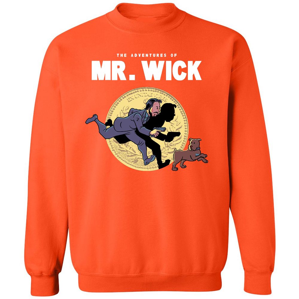 Classic Unisex Sweatshirt - 3DLXX5DU - Orange - 10