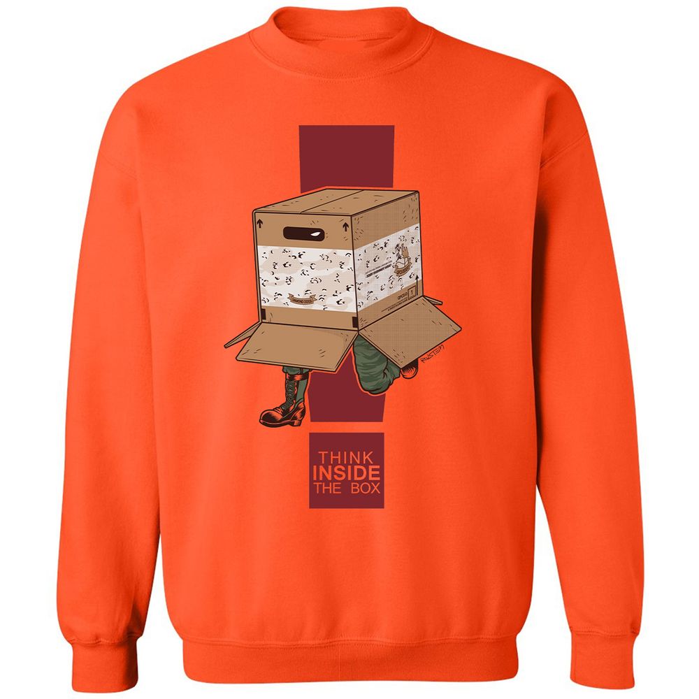 Classic Unisex Sweatshirt - KHM9ULY5 - Orange - 10
