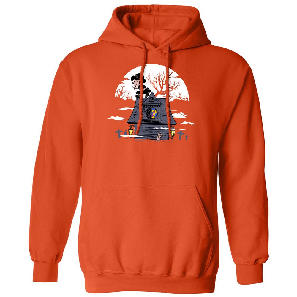 Classic Unisex Hoodie - B69U8VYT - Orange - 10