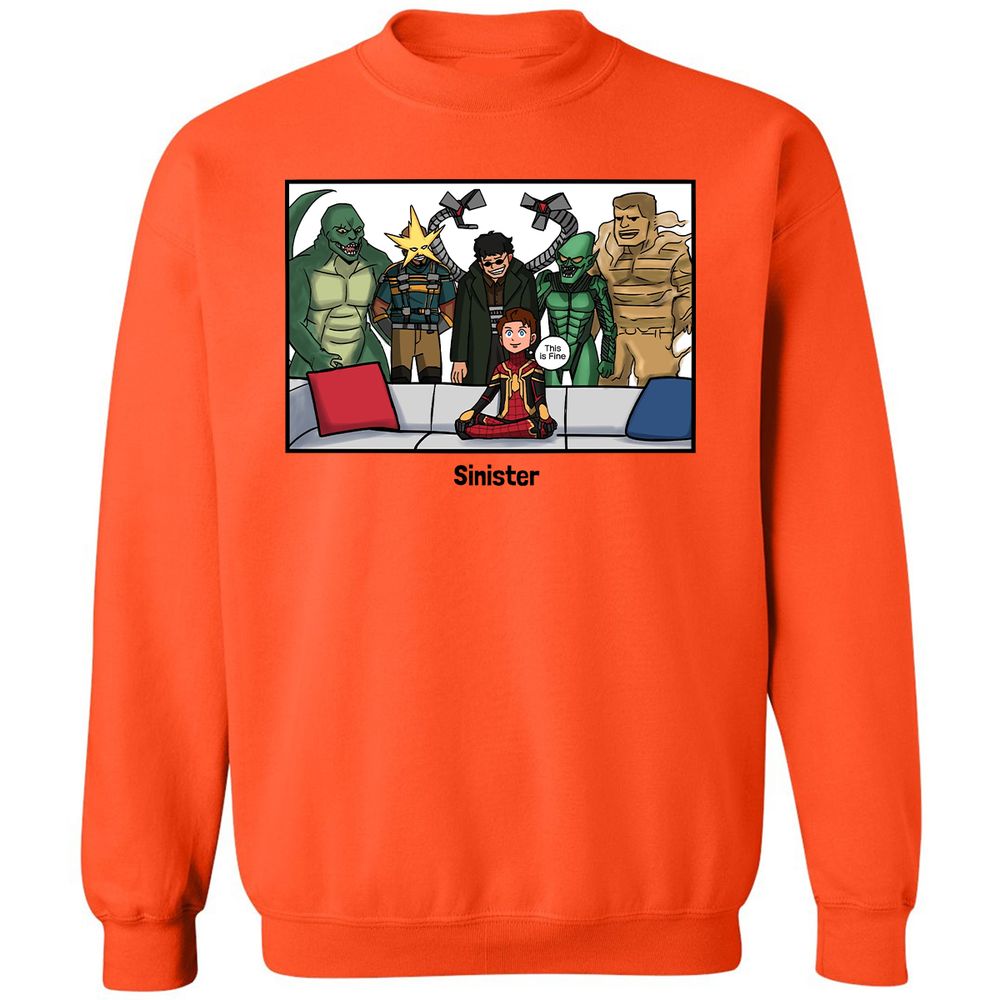Classic Unisex Sweatshirt - D8EHTYHW - Orange - 10