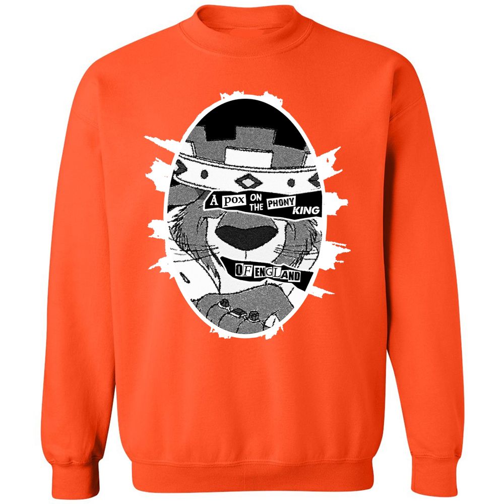 Classic Unisex Sweatshirt - JNMS2C14 - Orange - 10