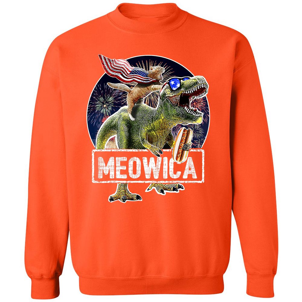 Classic Unisex Sweatshirt - MLB6BJZF - Orange - 10
