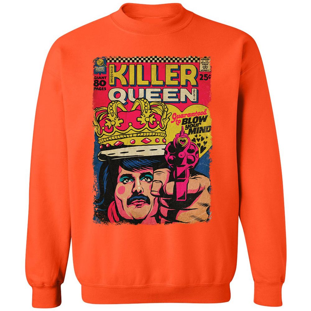 Classic Unisex Sweatshirt - GQV7V27Y - Orange - 10