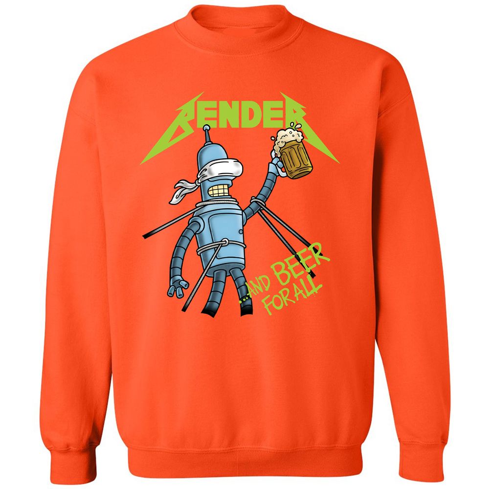 Classic Unisex Sweatshirt - W49JDXU9 - Orange - 10