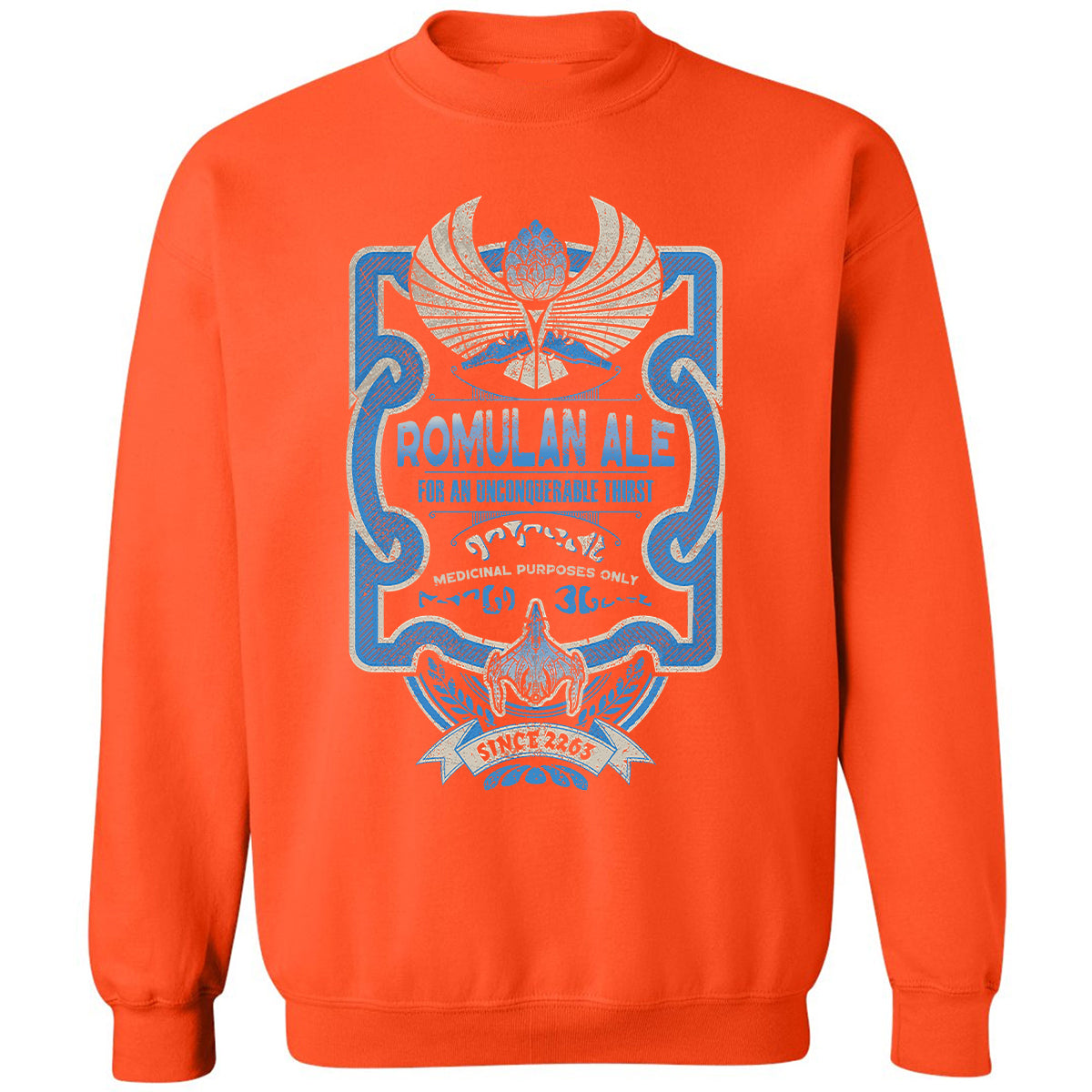 Classic Unisex Sweatshirt - VCBHZ4JM - Orange - 10