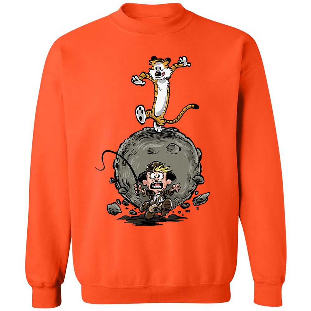 Classic Unisex Sweatshirt - M5A4DLBC - Orange - 10