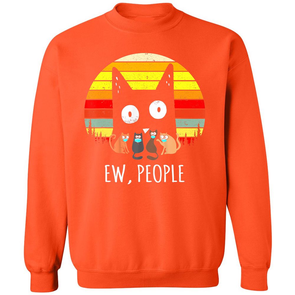 Classic Unisex Sweatshirt - A8LQE1ME - Orange - 10